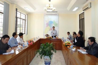 Lãnh đạo UBND tỉnh làm việc với Tổ chức Plan tại Kon Tum